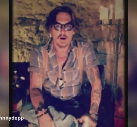 Джонни Депп опубликовал свое первое видео в Instagram