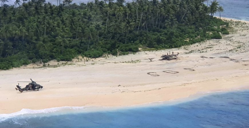 С необитаемого острова спасли без вести пропавших моряков