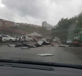 Тропический тайфун Майсак разбушевался в Приморье
