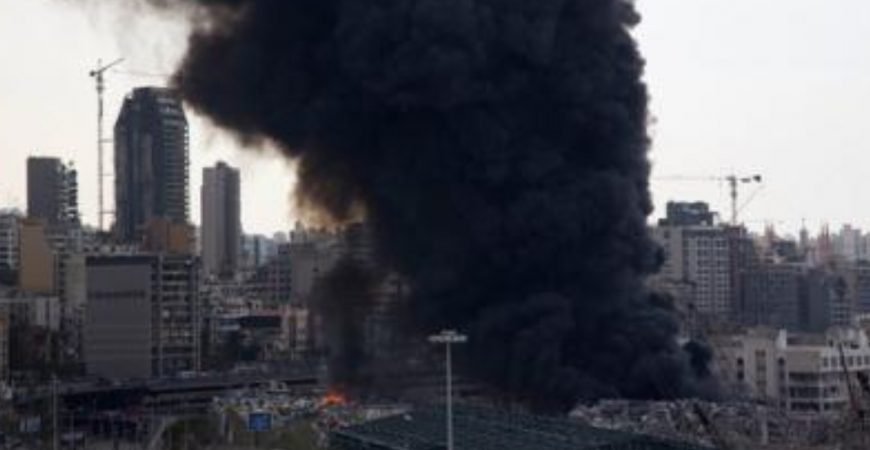 В Бейруте вспыхнуло здание культового архитектора Захи Хадид